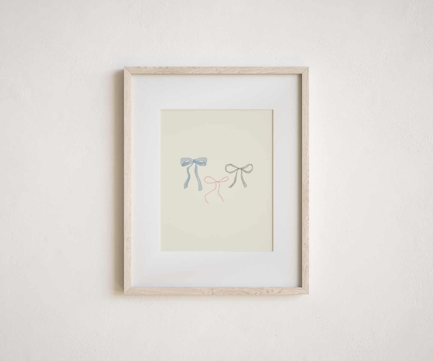Ribbon Bow Print