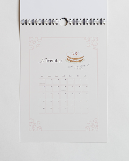 The Great British Cake Calendar
