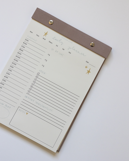 Daily Planner Notepad (B-Grade--40% off automatically applies at checkout)