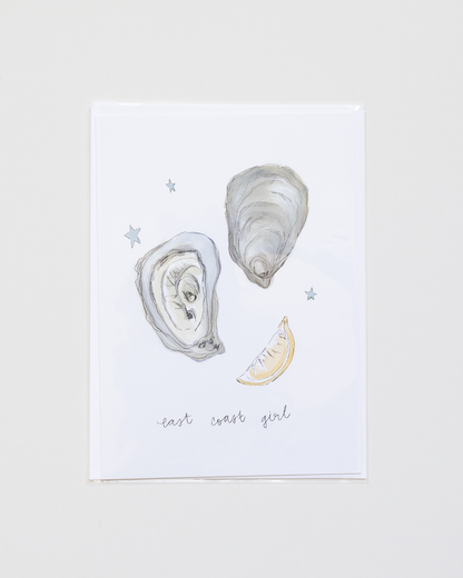 East Coast Oyster Greeting Card