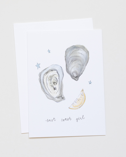 East Coast Oyster Greeting Card