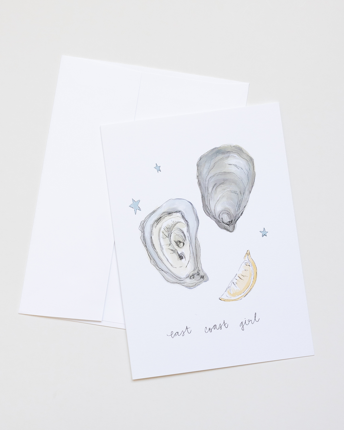 East Coast Oyster Greeting Card