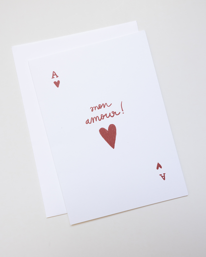 Mon Amour Greeting Card