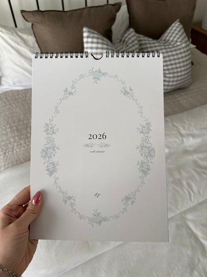 Vintage China Plate Calendar