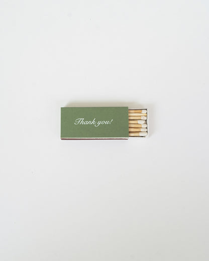 Thank You Matchbox