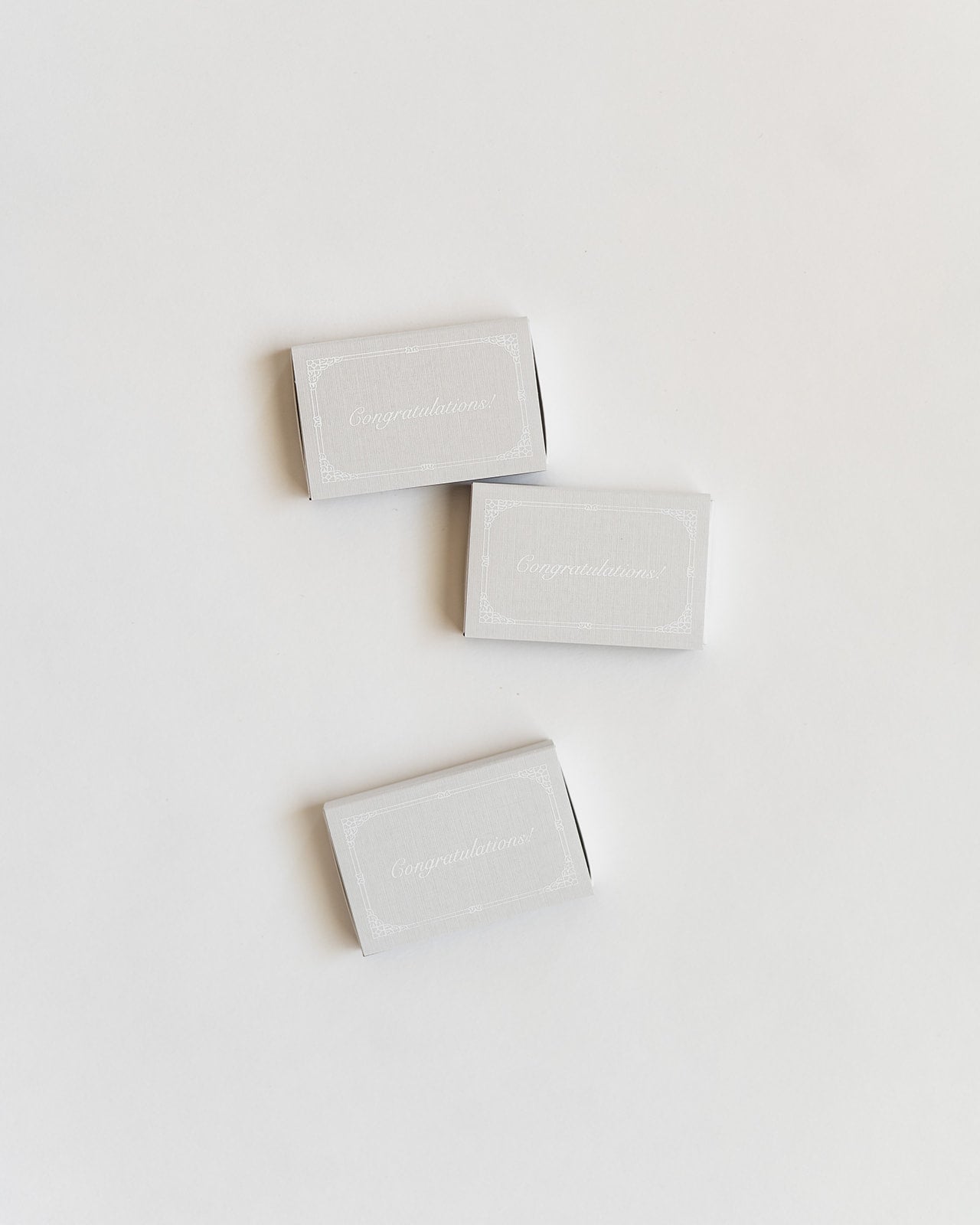 Just Married Matchbox (White)