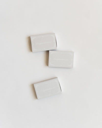 Just Married Matchbox (White)