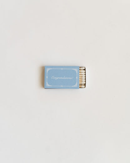 Just Married Matchbox (French Blue)