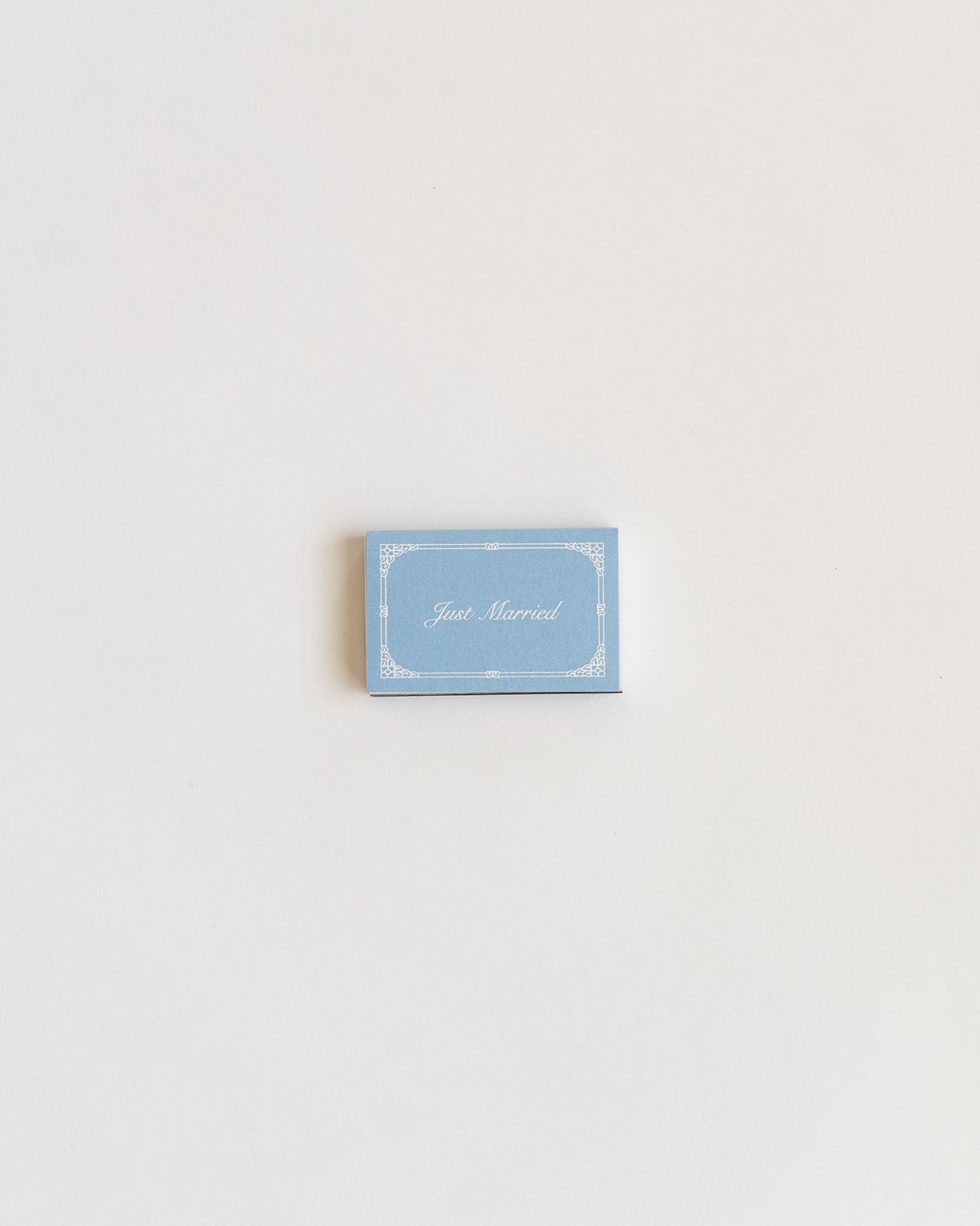 Just Married Matchbox (French Blue)