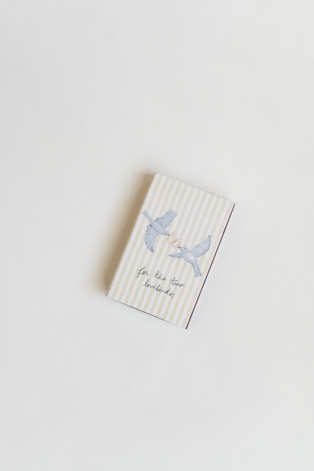 Wedding Lovebirds Matchbox