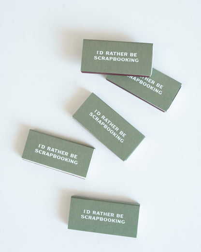 Scrapbooking Matchbox