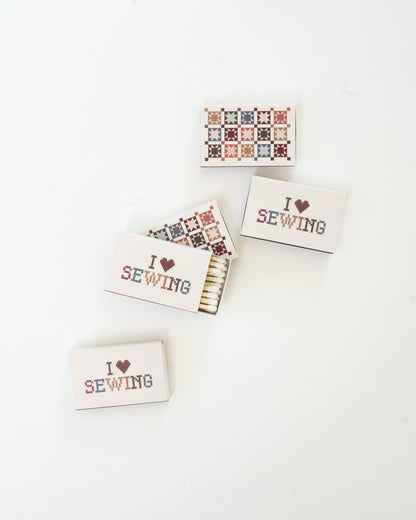 I Love Sewing Matchbox