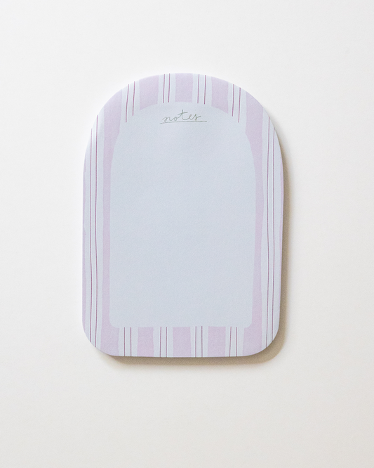 Pink Stripes Notepad