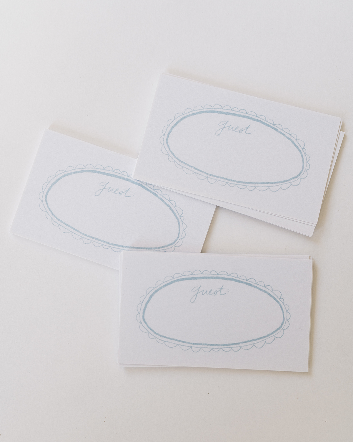 Dinner Party Place Cards Set