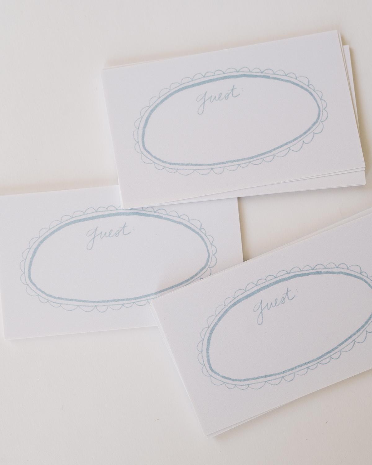 Dinner Party Place Cards Set