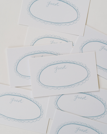 Dinner Party Place Cards Set