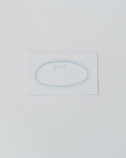 Dinner Party Place Cards Set